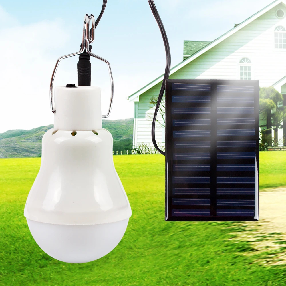 

Solar Lights 15W 130LM Solar Power Outdoor Light Solar Lamp Portable Bulb Solar Energy Lamp Led Lighting