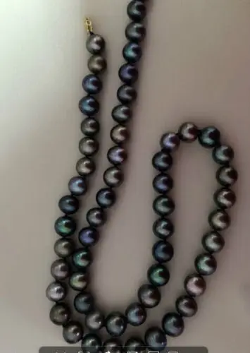

CLASSIC 9-10mm WHITE JAPANESE AKOYA PEARL NECKLACE 24'' shipping free
