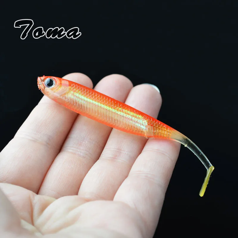 Мягкая рыболовная приманка TOMA 8 шт./лот 2 г/7 5 см|bait fish lure|fishing lurepesca soft lures |