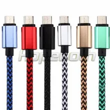 5V 2A Micro USB кабель нейлоновый Плетеный зарядный кабель для samsung Galaxy Xiaomi Phone 1M 3FT кабель для iPhone 10 шт./партия