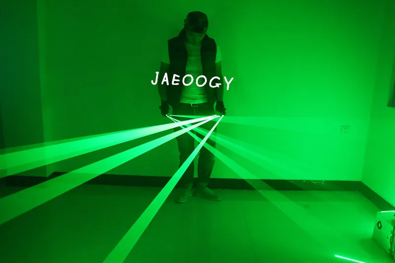 Новые высококачественные зеленые лазерные перчатки для ночного клуба, бара, вечерние танцевальные певицы, танцевальные реквизиты, DJ механические перчатки, светодиодный светильник