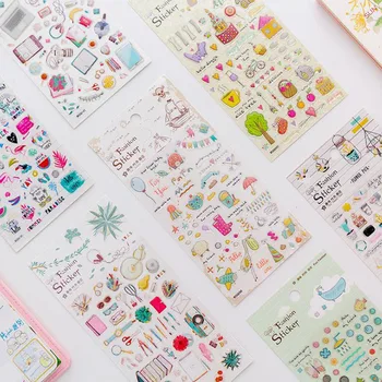 

1 Pcs Watermelon Cake Decorative Stickers Diary Crystal Scrapbook Decoration Stationery DIY Stickers School Office Supply