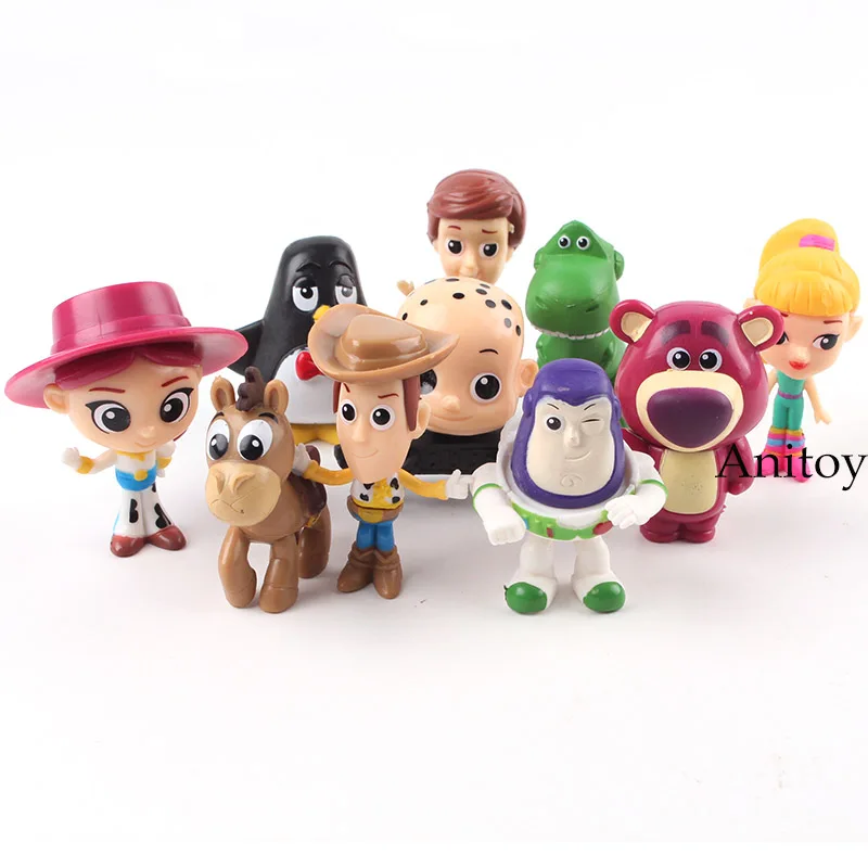 Toy Story Toy Woody Buzz lightyear Jessie Rex Bullseye
