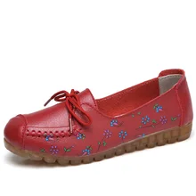 Spring/Autumn New Womens Shoes Flats Fashion Casual Print Split Leather Shoes Woman Butterfly-knot Plus Size 35-42 Ladies Shoes Spring/Autumn New Womens Shoes Flats Fashion Casual Print Split Leather Shoes Woman Butterfly-knot Plus Size 35-42 Ladies Shoes