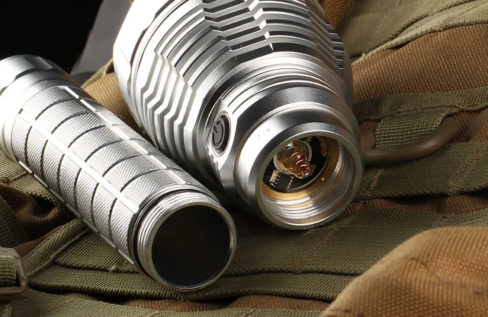 Фонарик XHP70 Прозрачный фонарик Convoy L6 с питанием от батареи 2*26650|flashlight flashlight|flashlight