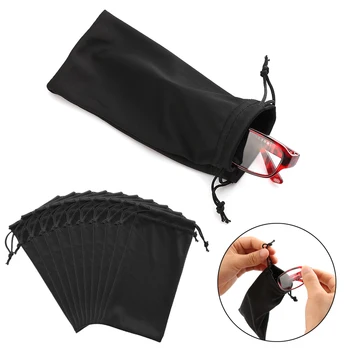 

5pcs Unisex Coin Purse Soft Microfiber Pouch Carry Bag Coin Purse Lanyard Mini Wallet For Storage Money Cloth Coin Bag