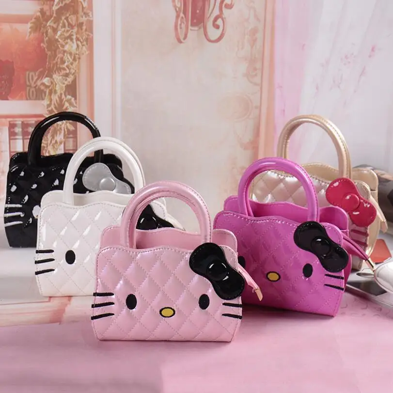 New designers mini cute bag children hello kitty Bowknot handbag kids
