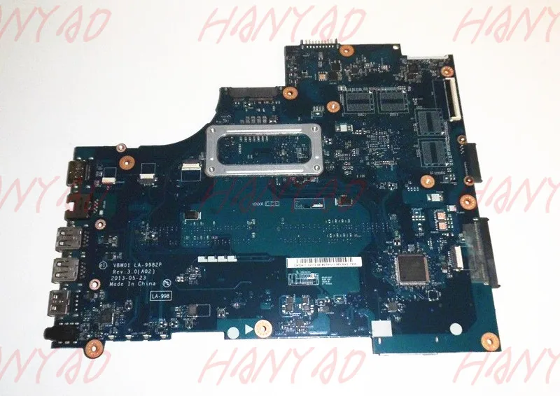 

VBW01 LA-9982P For Dell 15R 5537 3537 Laptop Motherboard With SR16Q i3 cpu DDR3L MainBoard