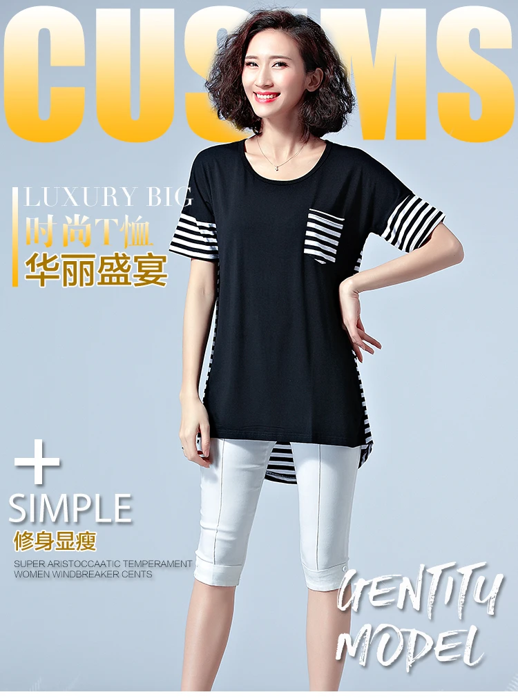 Nova Chegada do Verão Das Mulheres T Shirt O pescoço Manga 11.11 Vestidos 2015 vestido de verão Plus Size Casual e