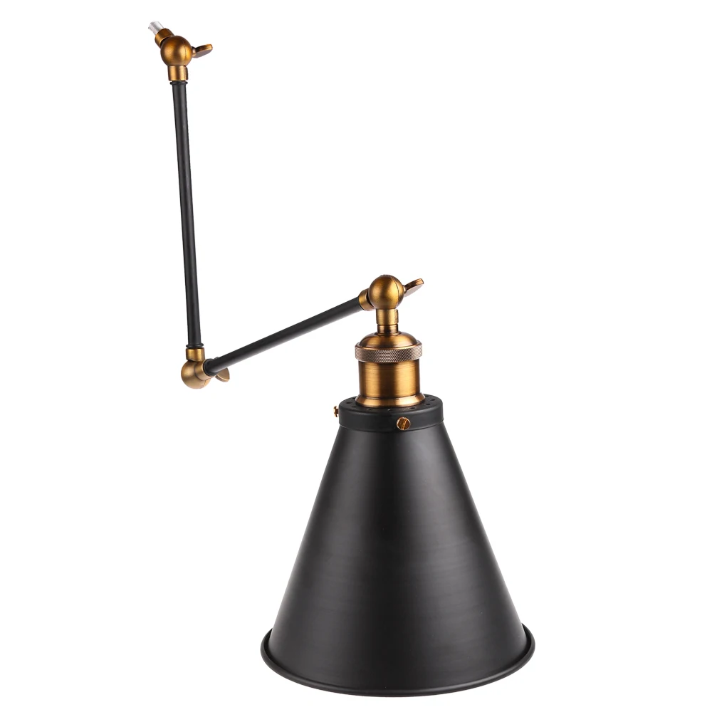 E27 base rétro loft industriel led moderne mur lampe lumière applique murale réglable poignée en métal.jpg