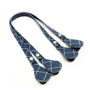 

1 pair jean blue bag handles for your obag purse