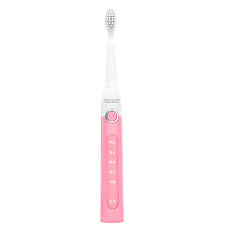 

High Quality Seago SG-507 Sonic Electric Adult Timer Brush USB Charge Rechargeable Tooth Brushes IPX7 waterproof