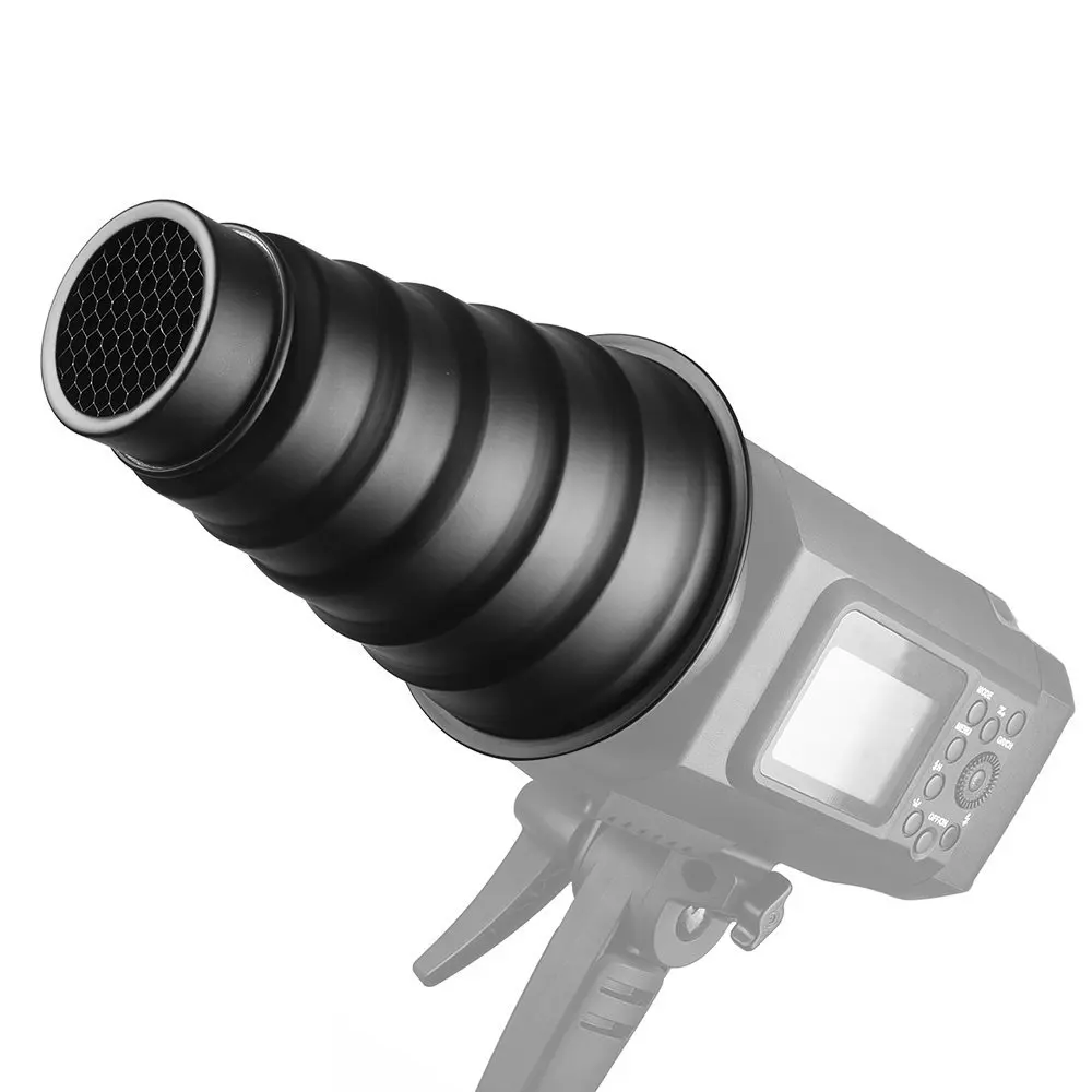 Godox SN-01 с цветным фильтром конический тубус аксессуары для студийной вспышки сотовый сетчатый светильник для крепления Bowens студийная стробоскопическая вспышка