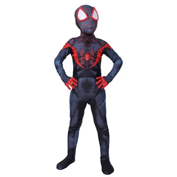 

New Miles Morales children's costumed spider-man costume for Halloween 20109