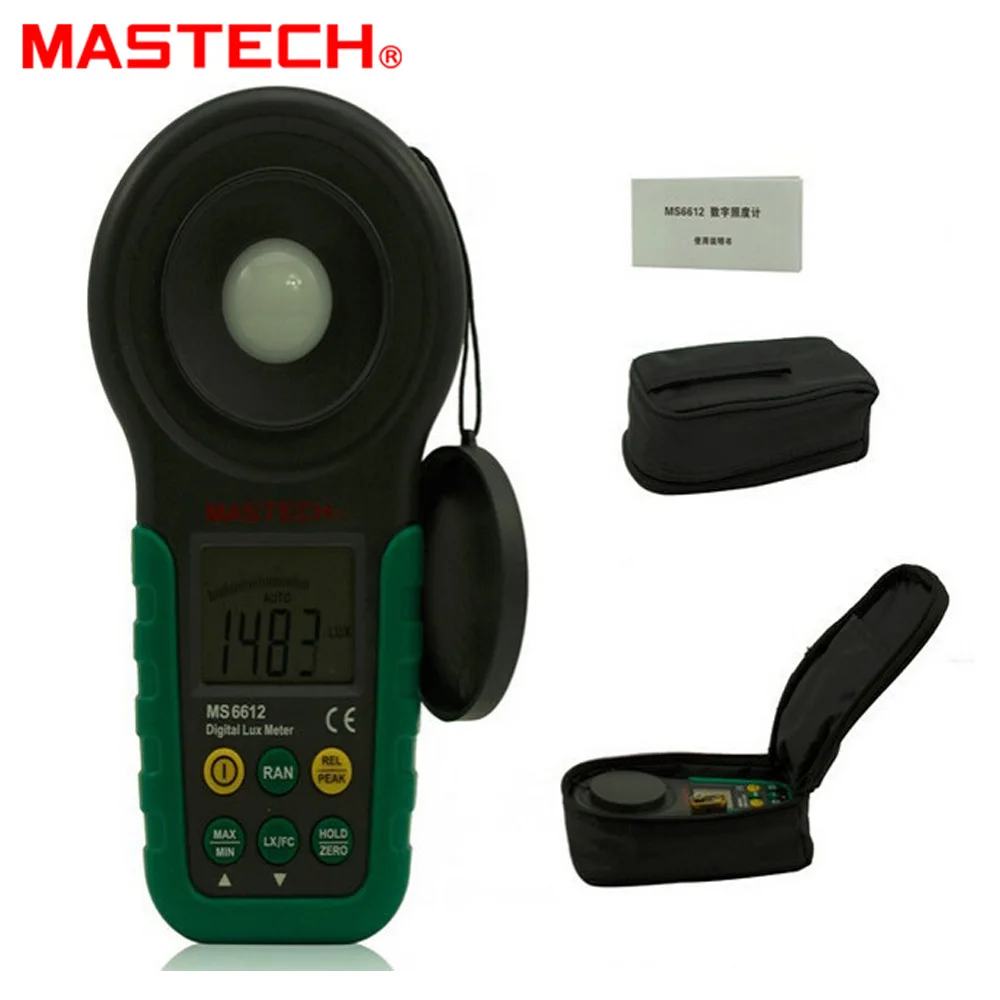 Digital Multi function Luxmeter Mastech MS6612 High Accuracy 200,000