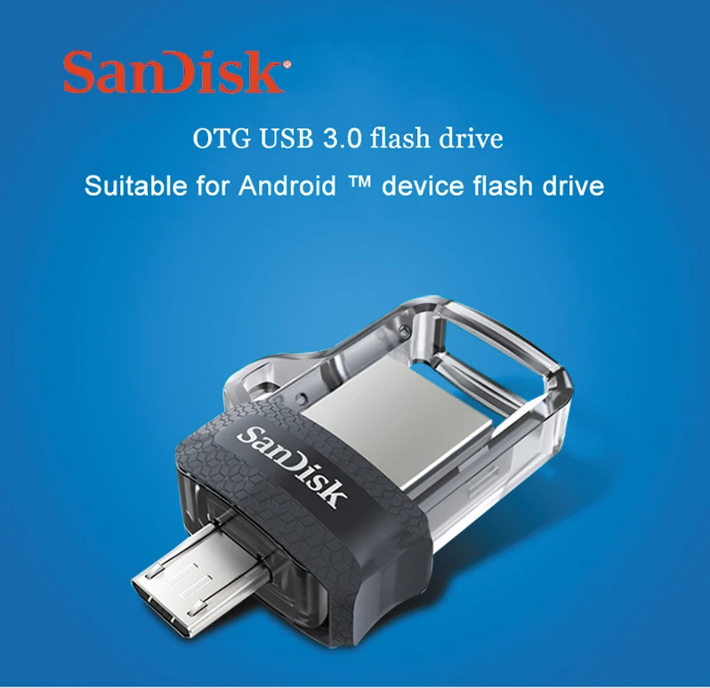 SanDisk флеш-накопитель USB 3,0 16G 32G высокоскоростной двойной OTG флеш-накопитель 64G 128G Мини-накопитель sdd3 карта памяти USB накопитель