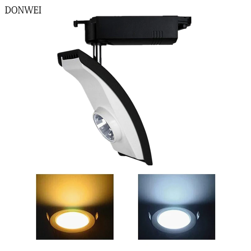 Новый стиль регулируемый Трековый светильник Лофт промышленный Точечный 12 Вт 15