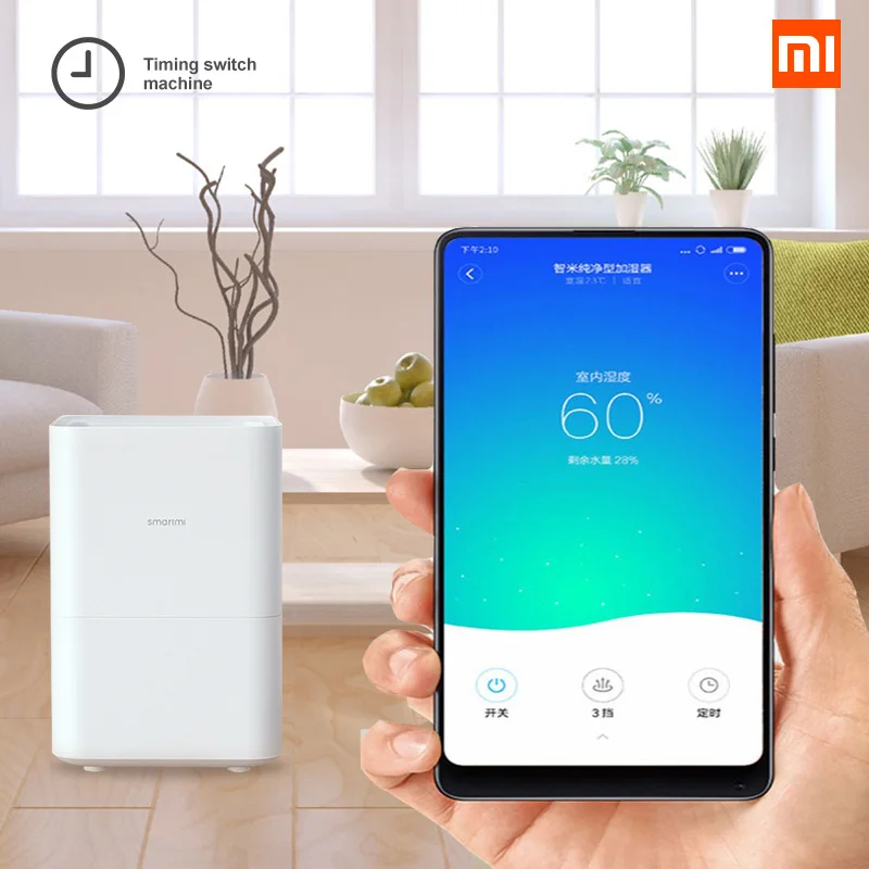 Smartmi Xiaomi увлажнитель воздуха без смога тумана чистый испаряемый тип