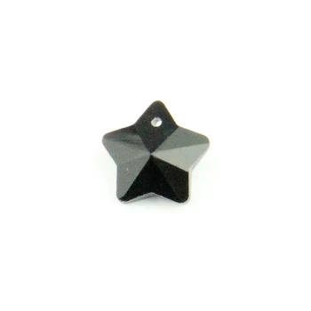 

14mm 1000pcs Black Star One Hole Crystal Beads For Wedding Decoration Free Shipping