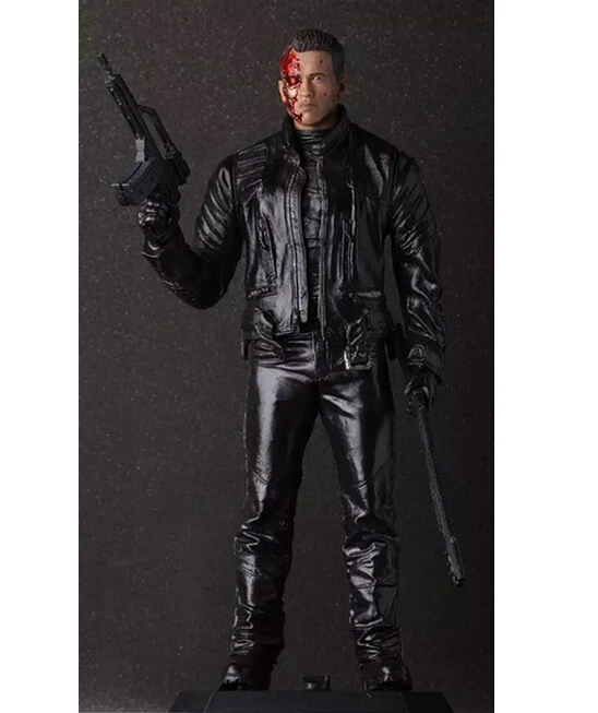 Crazy Toys The Terminator 2 T-800 Arnold Schwarzenegger PVC Action Figure Collectible Model Toy 12\