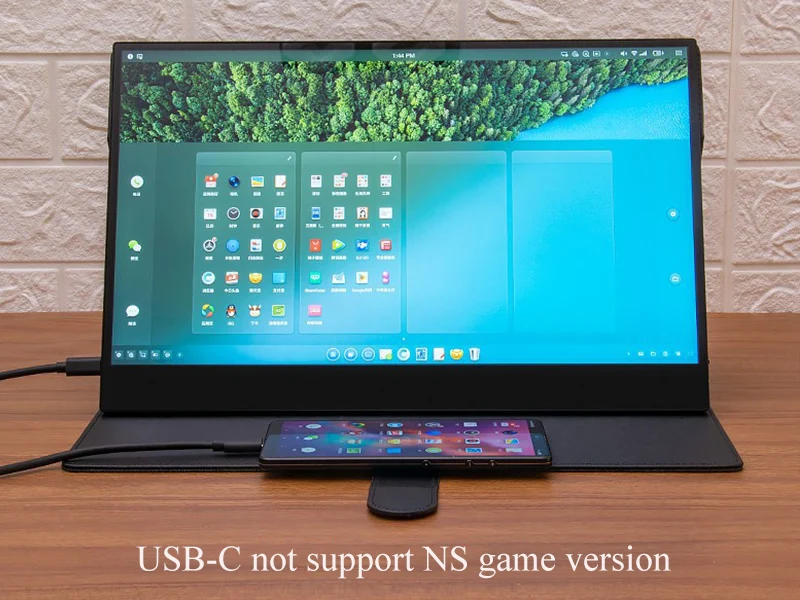 13," HDMI сенсорный монитор Поддержка usb type-c источник питания передача данных сенсорный для ноутбука компьютера смартфона