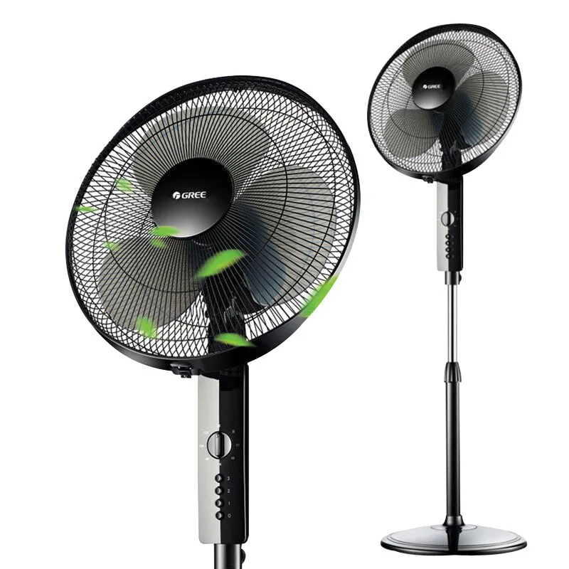 

household electric fan stand fan head shaking mute student dormitory timed fan Desktop timing fans EU US plug adapter