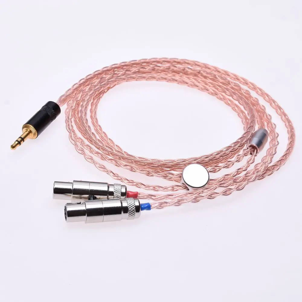 1 5 м DIY Hi end HIFI 8 ядер 5n Pcocc медный кабель для наушников Audeze LCD 2 3 X|headphone upgrade cable|cable
