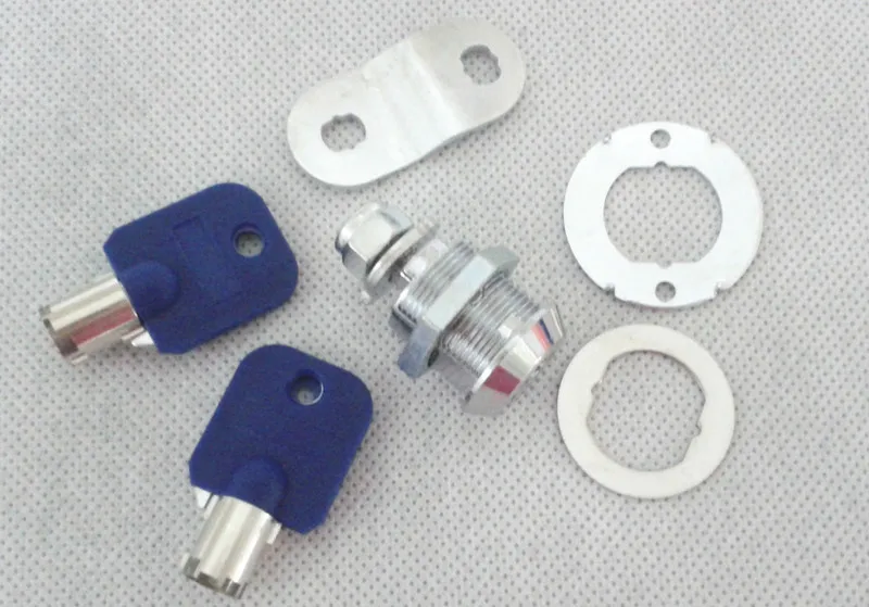 [10 pcs/lot ] plastic core 19mm CAM LOCK door lock for arcade pinball