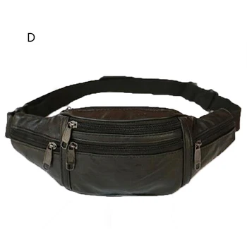 

Leather Waist Packs Pack Belt Bag Phone Pouch Bags Travel Waist Pack Male Small Waist Bag Leather Pouch