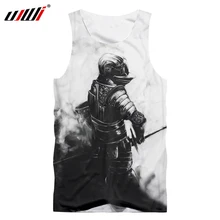 UJWI майка для тренажерного зала, мужская майка с 3d принтом Dark Souls, майка для фитнеса, майка без рукавов, брендовая майка для мальчиков