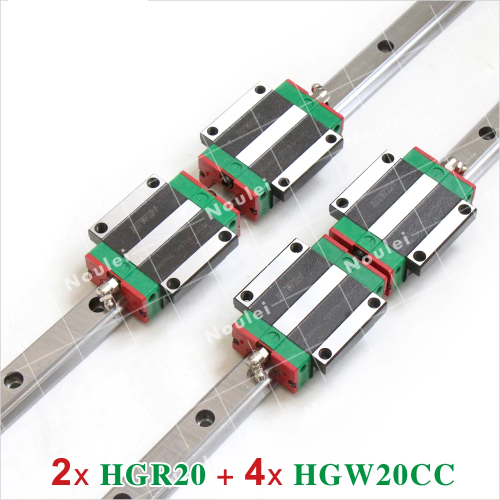 

CNC 20mm Linear Rail Set HIWIN HGR20 Slide Guide with HGW20CA Carriage Block HGW20 HGW20CA 1000mm 1050mm
