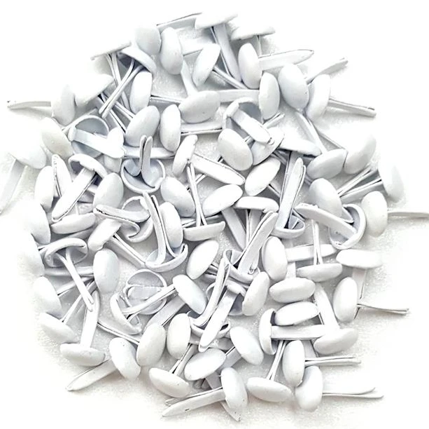 

3000PCS 5mm White Scrapbooking Brads Round Nails Metal Paper Crafts Photo Album Cards Diy Gifts Handmade Materials Accessory