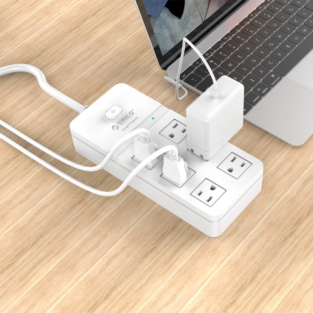 Buy ORICO SPT USB Surge Protection Power Socket with USB Power Strip IC for Home and Office 4/6/8/10 Ports AC Socket