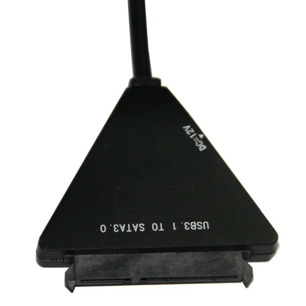 USB 3.1 USB3.1 to 7+15P 7+15 Pin SATA 3.0 III HDD SSD Adapter Converter Card Cable, 12V DC Jack for 3.5 HDD SSD (4)