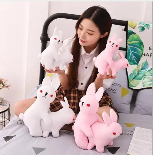 

WYZHY Rogue rabbit doll plush toy FR2 rex rabbit vibrating toy evil dirty rabbit doll pillow