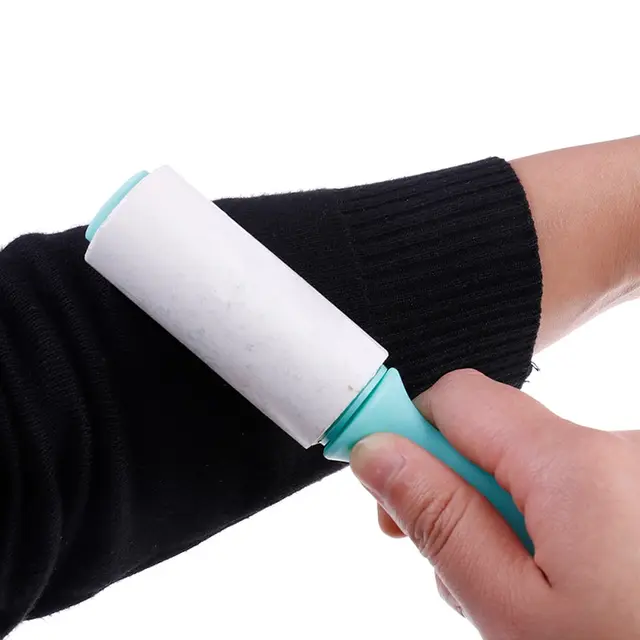Clothes Coat Sticky Lint Roller Pet Hair Lint Remover Reusable Device
