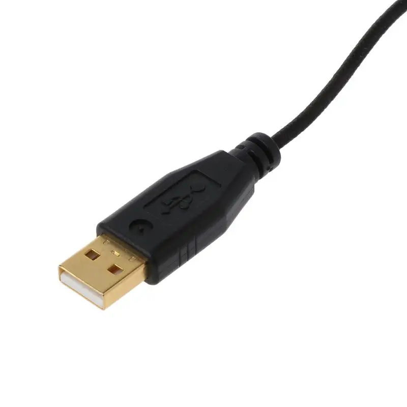 Позолоченный прочный нейлоновый Плетеный USB кабель для мыши сменный провод Razer Naga