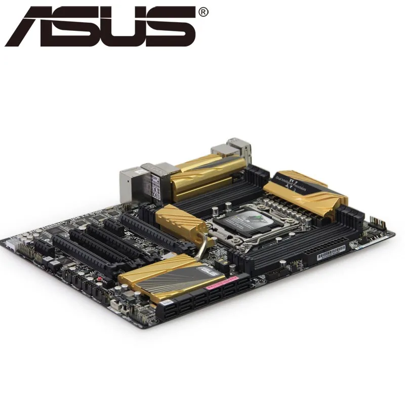 Asus X79-DELUXE настольная материнская плата X79 Socket LGA 2011 Core i7 DDR3 64G ATX UEFI биос оригинальная б/у материнская плата в продаже