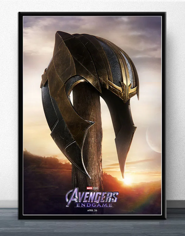 

Poster And Prints Avengers 4 Endgame Hot New 2019 Marvel Movie Film Wall Art Canvas Painting Wall Picture Living Room Home Decor