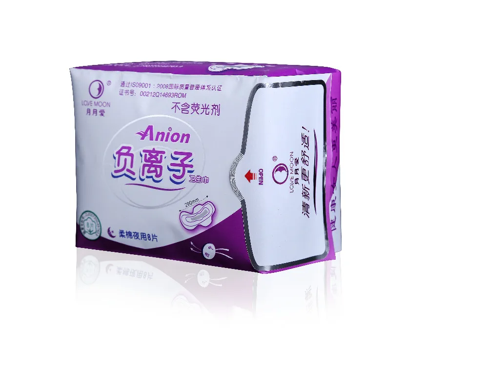 Winalite Lovemoon гигиенические салфетки ночная прокладка WinIon Anion Ночная (32 упаковки x 8