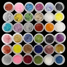 Шестигранная полоса блеск для ногтей набор инструментов для искусства акриловый УФ порошок блестки инструменты для полировки ногтей