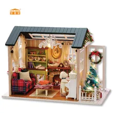 Симпатичный номер Новое прибытие Деревянные маленькие Кукольный дом для ремонта мебели Непоседа игрушки для детей, подарок на день рождения, Z009