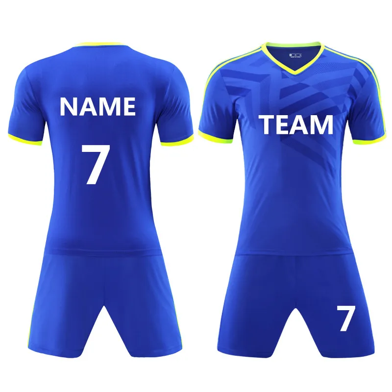 

Children's Football Uniform Men Survetement Soccer Jerseys Sets Kids Boys Football Kit Short Sleeve Breathable Futbol Training