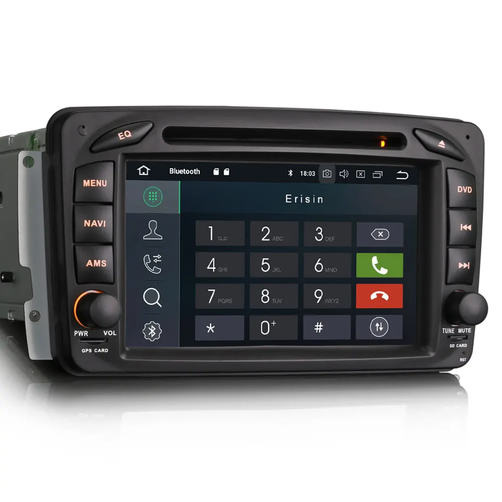 Erisin ES8857C 7 &quotAndroid 8 0 Octa core 4G Оперативная память автомобильный DVD gps