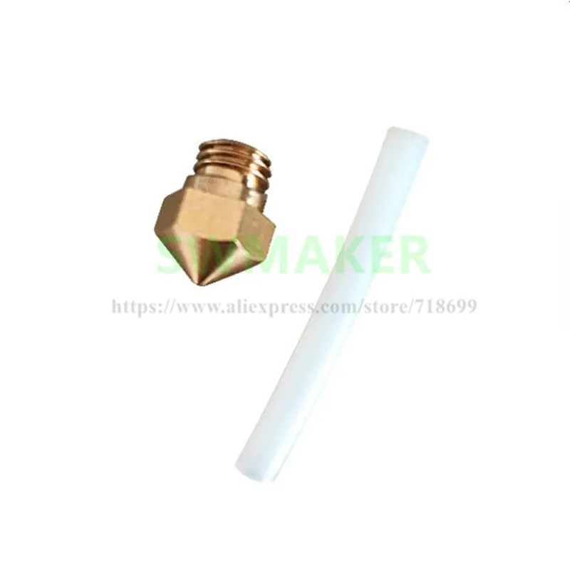 

MK10 Nozzle size 0.4mm 1.75mm with PTFE tube for Wanhao/Flashforge 3D printer Replacement