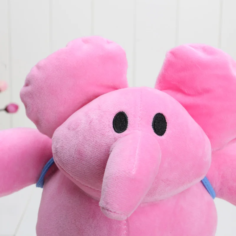 Pocoyo 25 см ELLY Pocoyo PATO Мягкие плюшевые Рисунок игрушки куклы о гибкой Слон милый розовый слон Розничная