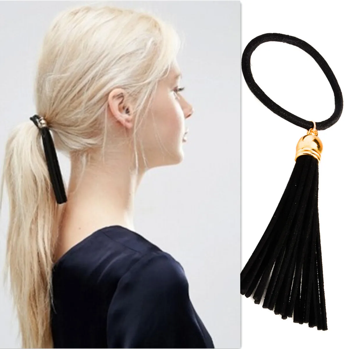 Fashion Wool Tassel Hair Bijoux Hair Accessories Head Jewelry Hair Clip