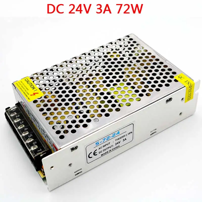 Высокое качество AC110V-220V для DC24V 1A/2A/3A/5A/8.5A/10A/15A/20A переключатель Питание адаптер для 3528 5050 5630 Светодиодные полосы света