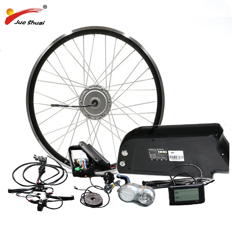 Комплект электрического велосипеда 26 дюймов 700C(28 дюймов) 48 В 350 Вт 500 переднее