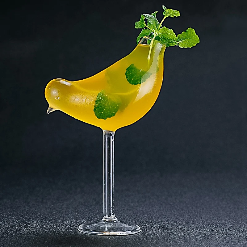 150 мл творческий птица форма чаша для коктейля Стекло Личности молекулярной копченой моделирование Фэнтези бокал вина
